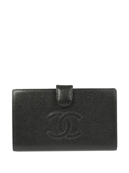 CHANEL Pre-Owned: Чёрный кошелёк 