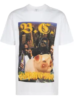 Supreme: Белая футболка 