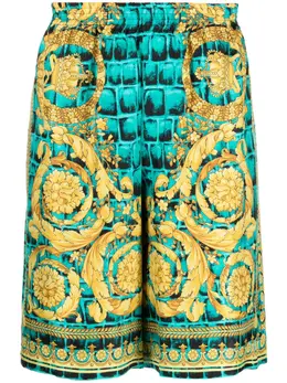 Versace: Шорты с принтом 