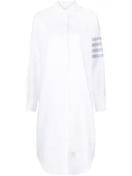 Thom Browne: Хлопковая рубашка  4-Bar