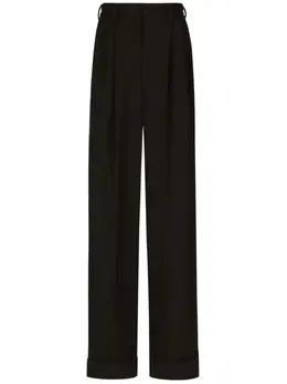 Dolce & Gabbana: Чёрные брюки 