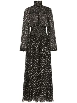 Dolce & Gabbana: Платье в горошек 