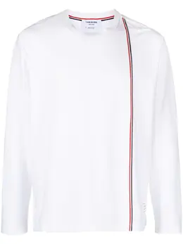 Thom Browne: Футболка  RWB в полоску