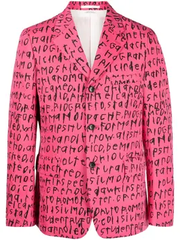 Comme des Garçons Homme Plus: Пиджаки с принтом 