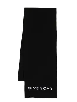 Givenchy: Чёрный шарф 