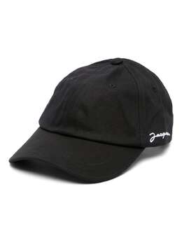 Jacquemus: Чёрная кепка  La Casquette