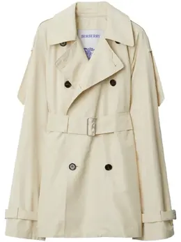 Burberry: Короткий плащ 