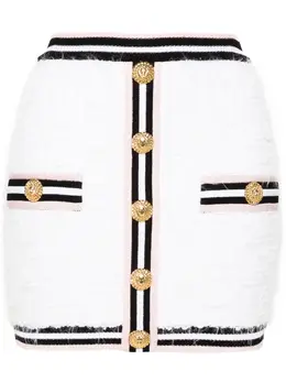 Balmain: Жаккардовая юбка 
