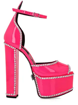 Philipp Plein: Розовые туфли  Crystal
