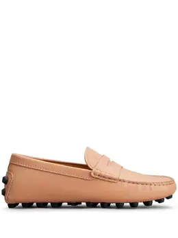 Tod's: Коричневые лоферы  Gommino