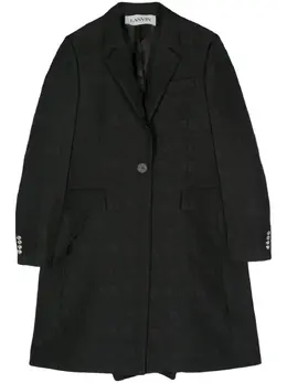 Lanvin: Чёрное пальто 