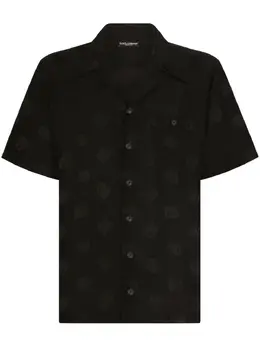 Dolce & Gabbana: Жаккардовая рубашка  DG