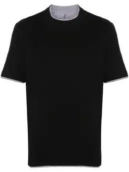 Brunello Cucinelli: Чёрная футболка 