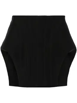 Mugler: Короткий корсет 