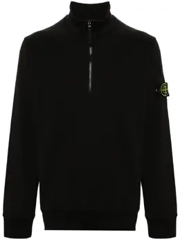 Stone Island: Чёрный свитшот  Compass
