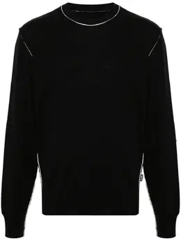 MM6 Maison Margiela: Чёрный свитер 
