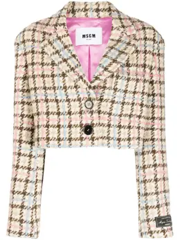 MSGM: Твидовая куртка 