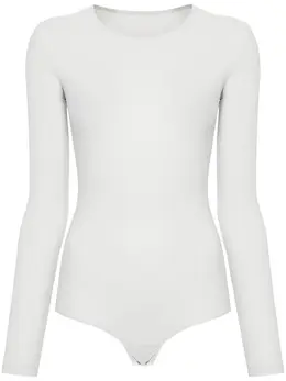 MM6 Maison Margiela: Светлый боди 