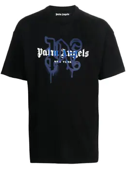 Palm Angels: Футболка с принтом 