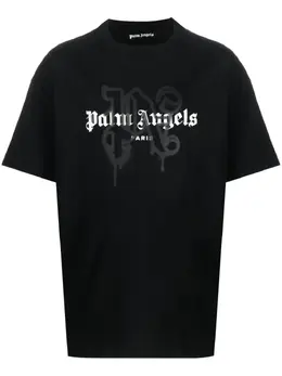 Palm Angels: Футболка с принтом 