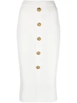 Balmain: Трикотажная юбка 