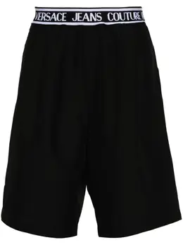 Versace Jeans Couture: Чёрные шорты 