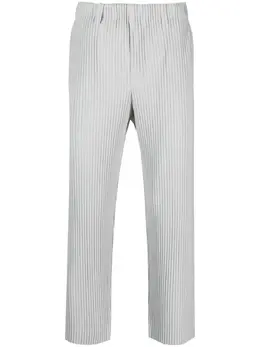 Homme Plissé Issey Miyake: Светлые брюки 