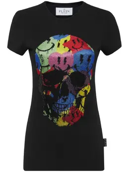 Philipp Plein: Футболка  Skull с принтом