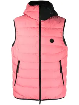 Moncler: Красный жилет 