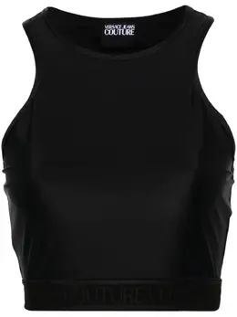 Versace Jeans Couture: Топ кроп-топ 