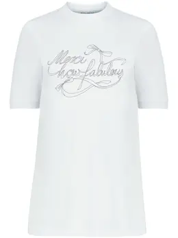 Nina Ricci: Хлопковая футболка 