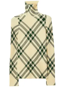 Burberry: Бежевый свитер 