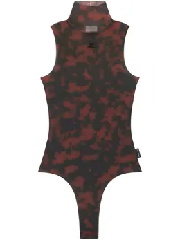 Courrèges: Чёрный боди 