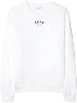 Off-White: Хлопковый свитшот 