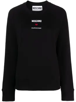 Moschino: Хлопковый свитшот 