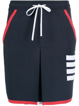 Thom Browne: Синяя юбка  4-Bar