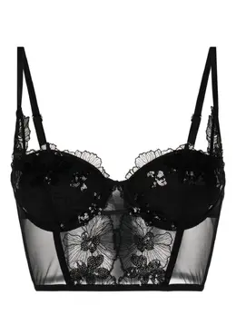 Fleur Du Mal: Топ с блёстками 