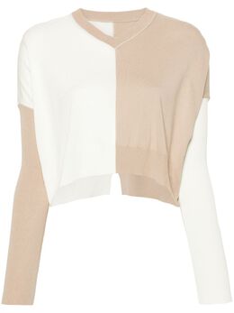 MM6 Maison Margiela: Белый свитер 