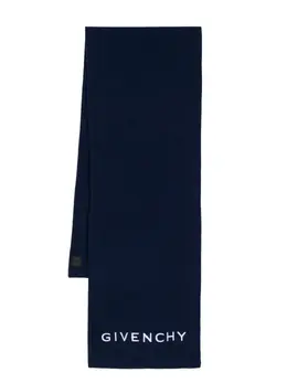 Givenchy: Синий шарф 