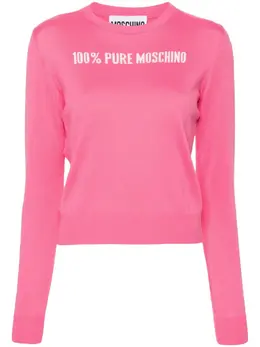 Moschino: Трикотажный свитер 
