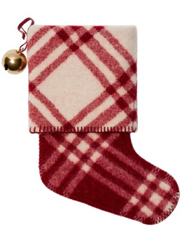 Burberry: Красные чулки 