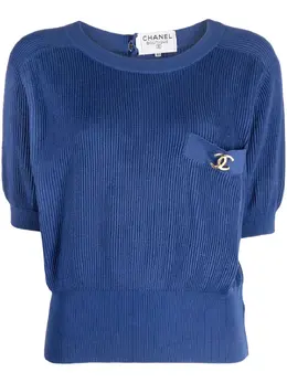 CHANEL Pre-Owned: Трикотажный топ 