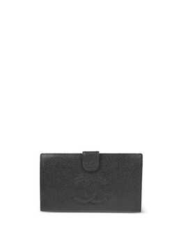 CHANEL Pre-Owned: Чёрный кошелёк 