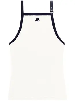 Courrèges: Белая майка 