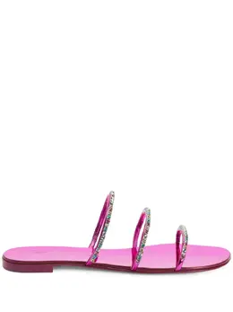 Giuseppe Zanotti: Тёмные сандалии  Colorful