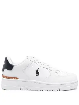 Polo Ralph Lauren: Белые кроссовки 