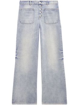 Courrèges: Голубые джинсы 