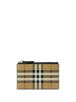 Burberry: Бежевый кошелёк  Vintage Check