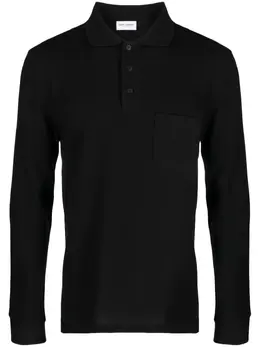 Saint Laurent: Чёрное поло 