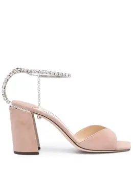 Jimmy Choo: Розовые сандалии  Saeda